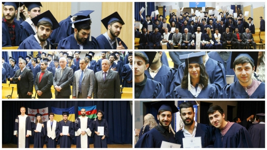 Вітаємо студентів з Грузії та Азербайджану з отриманням дипломів бакалаврів!