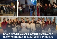 Екскурсія здобувачів Коледжу до української ІТ-компанії «Вчасно»