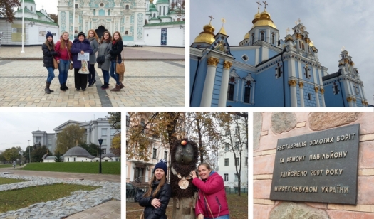Майбутні фахівці з туризму вивчають екскурсійну  справу на місцевості