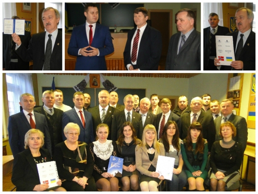 Вручення дипломів учасникам проекту «Україна – Норвегія»